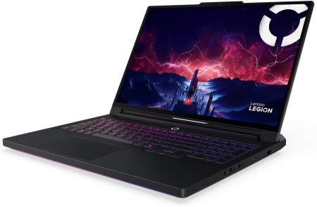 Laptop Lenovo Legion Pro 7, 16" WQXGA, AMD Ryzen™ 9 9955HX3D pana la 5.4 GHz, 64 GB RAM DDR5 6400, 2 TB SSD, NVIDIA® GeForce® RTX 5080 16 GB, Windows 11 Pro, Eclipse Black [1]