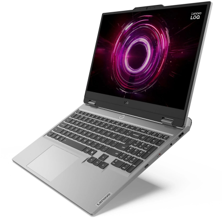 Laptop Lenovo LOQ, 15.6" Full HD, AMD Ryzen™ 5 220 pana la 4.9 GHz, 16 GB RAM DDR5 5600, 512 GB SSD, NVIDIA® GeForce® RTX 5050 8 GB, Free Dos, Luna Grey [1]