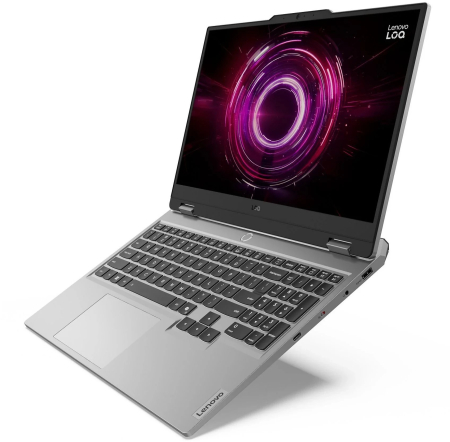 Laptop Lenovo LOQ, 15.6" Full HD, AMD Ryzen™ 5 220 pana la 4.9 GHz, 16 GB RAM DDR5 5600, 512 GB SSD, NVIDIA® GeForce® RTX 5050 8 GB, Windows 11 Home, Luna Grey [1]
