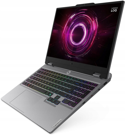 Laptop Lenovo LOQ, 15.6" Full HD, AMD Ryzen™ 5 220 pana la 4.9 GHz, 32 GB RAM DDR5 5600, 512 GB SSD, NVIDIA® GeForce® RTX 5050 8 GB, Free Dos, Luna Grey [3]