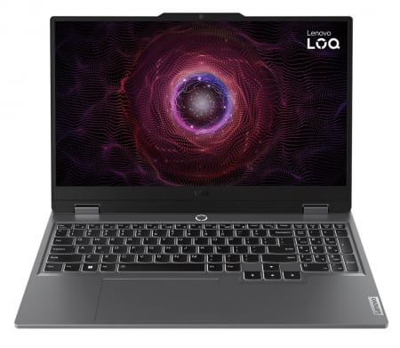 Laptopuri - Laptop Lenovo LOQ, 15.6" Full HD, AMD Ryzen™ 5 8645HS pana la 5 GHz, 16 GB RAM LPDDR5x 5600, 512 GB SSD, NVIDIA® GeForce® RTX 4060 8 GB, Free Dos, Luna Grey