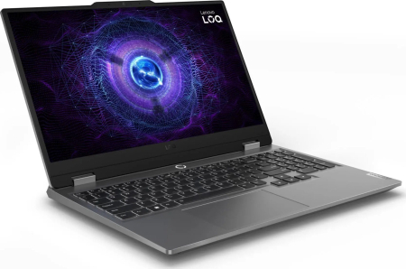 Laptop Lenovo LOQ, 15.6" Full HD, Intel® Core™ i5 12600HX pana la 4.6 GHz, 16 GB RAM DDR5 4800, 512 GB SSD, NVIDIA® GeForce® RTX 4050 6 GB, Windows 11 Home, Luna Grey [1]