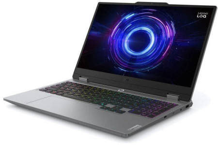 Laptop Lenovo LOQ, 15.6" Full HD, Intel® Core™ i5 13450HX pana la 4.6 GHz, 16 GB RAM DDR5 4800, 512 GB SSD, NVIDIA® GeForce® RTX 5060 8 GB, Free Dos, Luna Grey [1]
