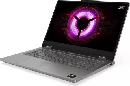 Laptop Lenovo LOQ Essential, 15.6" Full HD, AMD Ryzen™ 5 150 pana la 4.55 GHz, 16 GB RAM DDR5 4800, 512 GB SSD, NVIDIA® GeForce® RTX 5060 8 GB, Windows 11 Home, Luna Grey [2]
