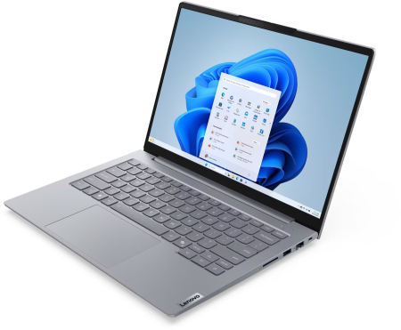 Laptop Lenovo ThinkBook 14 G8 IAL, 14" WUXGA, Intel® Core™ Ultra 5 225U pana la 4.8 GHz, 16 GB RAM DDR5 5600, 512 GB SSD, Intel® Graphics, Windows 11 Pro, Arctic Grey [1]