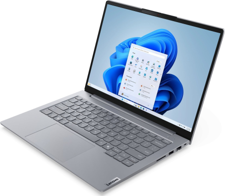 Laptop Lenovo ThinkBook 14 G8 IRL, 14" WUXGA, Intel® Core™ 5 210H pana la 4.8 GHz, 8 GB RAM DDR5 5600, 512 GB SSD, Intel Graphics, Free Dos, Arctic Grey [2]