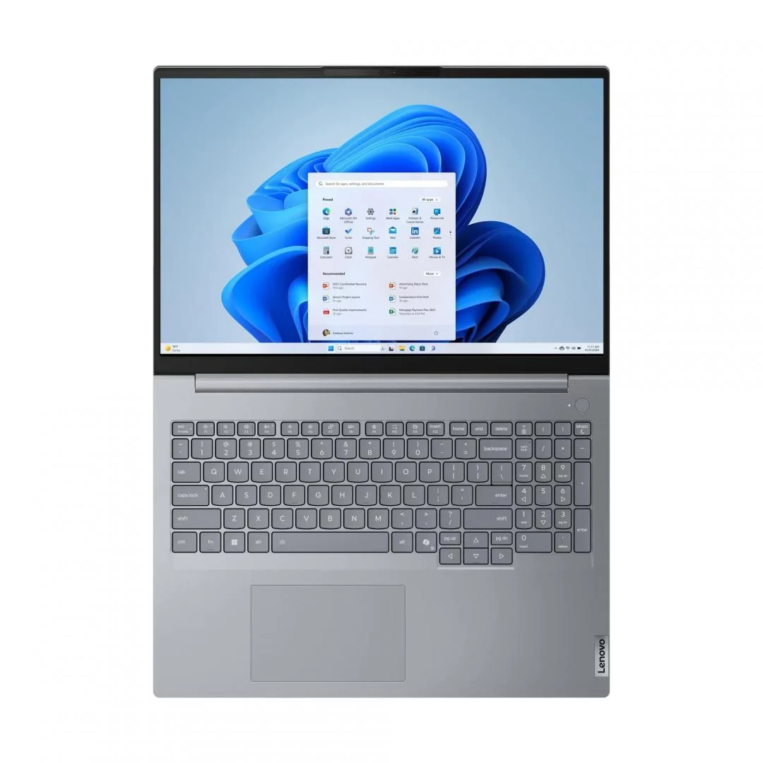 Laptop Lenovo ThinkBook 14 G9 IRL, 14" WUXGA, Intel® Core™ 7 240H pana la 5.2 GHz, 16 GB RAM DDR5 5600, 512 GB SSD, Intel® Graphics, Free Dos, Arctic Grey [3]