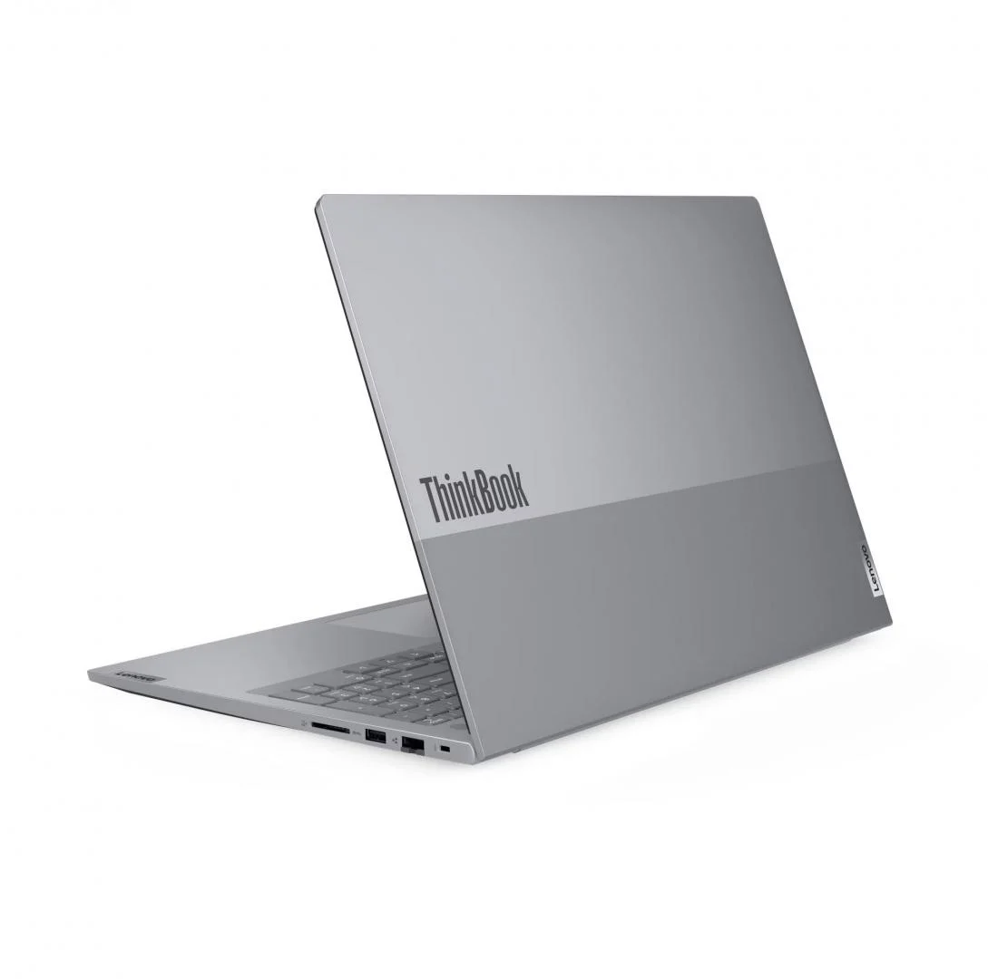 Laptop Lenovo ThinkBook 14 G9 IRL, 14" WUXGA, Intel® Core™ 7 240H pana la 5.2 GHz, 16 GB RAM DDR5 5600, 512 GB SSD, Intel® Graphics, Free Dos, Arctic Grey [6]