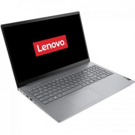 Laptop Lenovo ThinkBook, 15.6" Full HD, Ryzen 5 4500U pana la 4 GHz, 16 GB DDR4, 512 GB SSD, Windows 10 Pro, Grey [1]