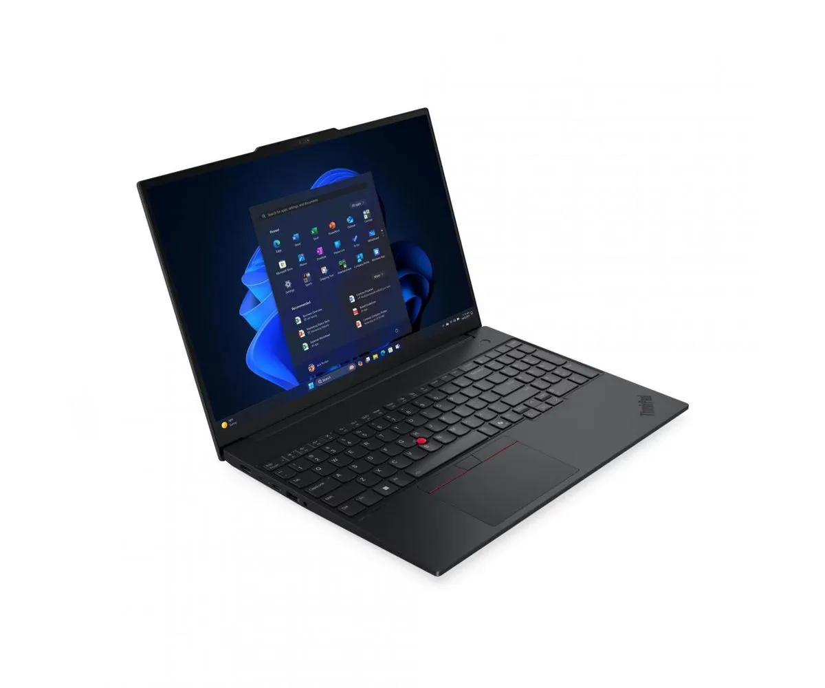 Laptop Lenovo ThinkPad E16 G3, 16" WUXGA, Intel® Core™ Ultra 7 255H pana la 5.1 GHz, 16 GB RAM DDR5 5600, 512 SSD, Intel® Graphics, Free Dos, Black [2]