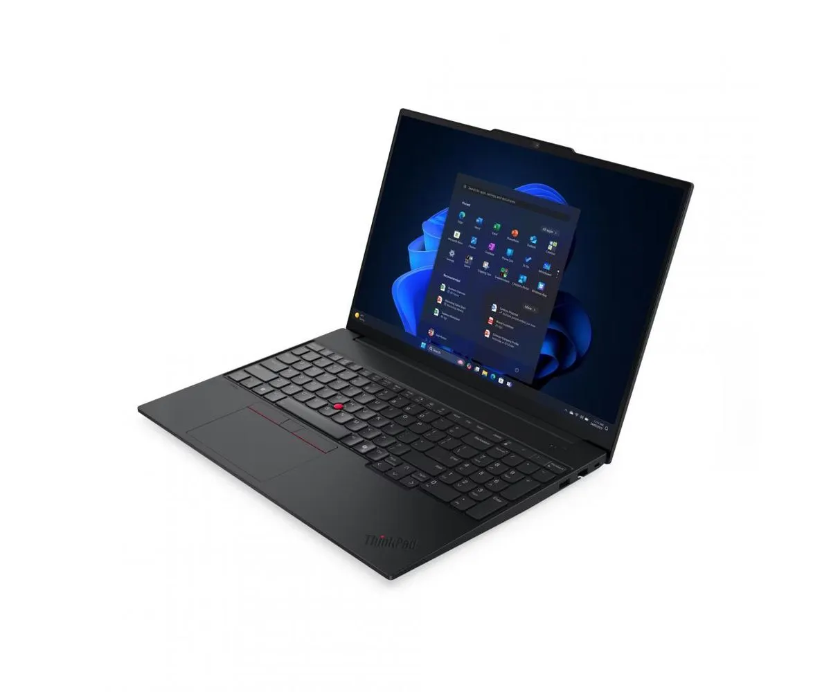 Laptop Lenovo ThinkPad E16 G3, 16" WUXGA, Intel® Core™ Ultra 7 255H pana la 5.1 GHz, 16 GB RAM DDR5 5600, 512 SSD, Intel® Graphics, Free Dos, Black [1]
