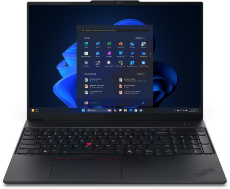 Laptopuri - Laptop Lenovo ThinkPad E16 G3, 16" WUXGA, Intel® Core™ Ultra 7 256V pana la 4.8 GHz, 16 GB RAM LPDDR5x 8533, 512 GB SSD, Intel Arc Graphics, Windows 11 Pro, Black