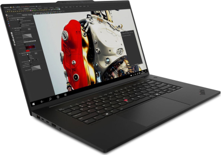 Laptop Lenovo ThinkPad P1 G7, 16" WQUXGA Touchscreen, Intel® Core™ Ultra 9 185H pana la 5.1 GHz, 64 GB RAM LPDDR5x 7500, 2 TB SSD, NVIDIA® GeForce® RTX 4070 8 GB, Windows 11 Pro, Black [2]