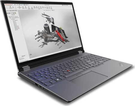 Laptop Lenovo ThinkPad P16 G2, 16" WQXGA, Intel® Core™ i7 13850HX pana la 5.3 GHz, 32 GB RAM DDR5 5600, 1 TB SSD, NVIDIA® RTX 2000 Ada 8 GB, Windows 11 Pro, Grey [1]