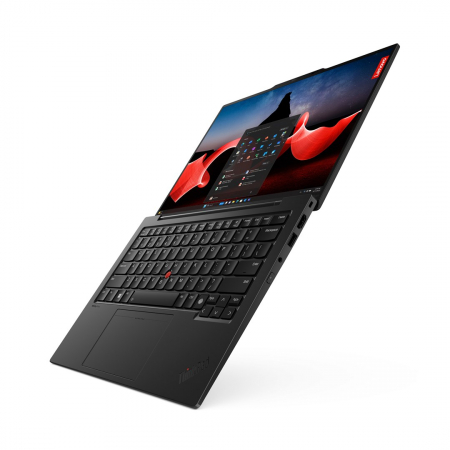 Laptop Lenovo ThinkPad X1 Carbon, 14" WUXGA, Intel® Core™ Ultra 7 155U pana la 4.8 GHz, 16 GB RAM LPDDR5x 6400, 512 GB SSD, Intel Graphics, Windows 11 Pro, Black Paint [1]
