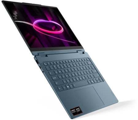 Laptop Lenovo Yoga 7 G11, 14" WUXGA Touchscreen, AMD Ryzen™ AI 5 435 pana la 4.5 GHz, 16 GB RAM LPDDR5x 8000, 512 GB SSD, AMD Radeon. Windows 11 Home, Tital Teal [3]