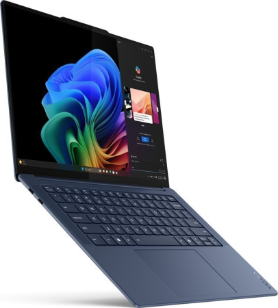 Laptop Lenovo Yoga Slim 7, 14.5" 3K Touchscreen, Qualcomm Snapdragon X Elite X1E-78-100 pana la 3.4 GHz, 32 GB RAM LPDDR5x 8448, 1 TB SSD, Qualcomm Adreno GPU, Windows 11 Home, Cosmic Blue [2]
