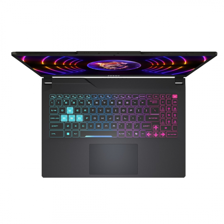 Laptop MSI Cyborg 15 A13, 15.6" Full HD, Intel® Core™ i5 13420H pana la 4.6 GHz, 16 GB RAM DDR5 5200, 512 GB SSD, NVIDIA® GeForce® RTX 4050 6 GB, Free Dos, Translucent Black [3]