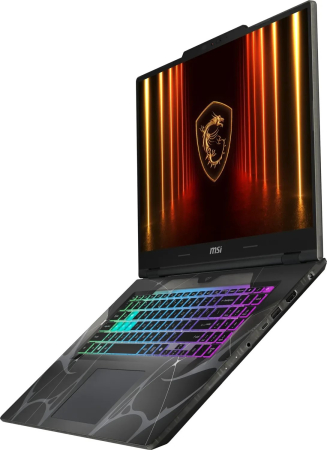 Laptop MSI Cyborg 17, 17.3" Full HD, Intel® Core™ 5 210H pana la 4.8 GHz, 16 GB RAM DDR5 5600, 512 GB SSD, NVIDIA® GeForce® RTX 5050 8 GB, Free Dos, Translucent Black [5]