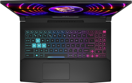 Laptop MSI Katana 15, 15.6" Full HD, Intel® Core™ i5 12450H pana la 4.4 GHz, 16 GB RAM DDR5 4800, 512 GB SSD, NVIDIA® GeForce® RTX 4050 6 GB, Windows 11 Home, Black [1]