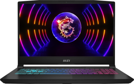 Promotii - Laptop MSI Katana 15, 15.6" Full HD, Intel® Core™ i5 12450H pana la 4.4 GHz, 16 GB RAM DDR5 4800, 512 GB SSD, NVIDIA® GeForce® RTX 4050 6 GB, Windows 11 Home, Black