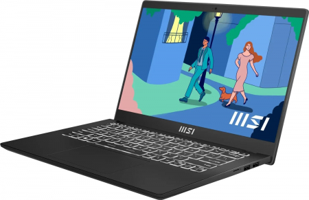 Laptop MSI Modern 14, 14" Full HD, AMD Ryzen™ 5 7430U pana la 4.3 GHz, 16 GB RAM DDR4 3200, 512 GB SSD, AMD Radeon Graphics, Windows 11 Home, Classic Black [3]