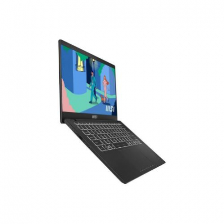 Laptop MSI Modern 14, 14" Full HD, Intel® Core™ i5 1235U pana la 4.4 GHz, 16 GB RAM DDR4 3200, 512 GB SSD, Intel® UHD Graphics. Windows 11 Home, Classic Black [2]