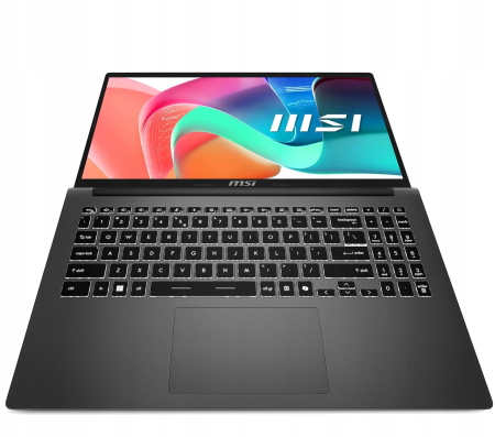 Laptop MSI Modern 15, 15.6" Full HD, Intel® Core™ 5 120U pana la 5 GHz, 16 GB RAM DDR4 3200, 512 GB SSD, Intel® Graphics, Windows 11 Home, Platinum Gray [2]