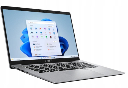 Laptop MSI Modern 15, 15.6" Full HD, Intel® Core™ i5 1334U pana la 4.6 GHz, 16 GB RAM DDR4 3200, 512 GB SSD, Intel Iris Xᵉ Graphics, Windows 11 Pro, Platinum Gray [1]