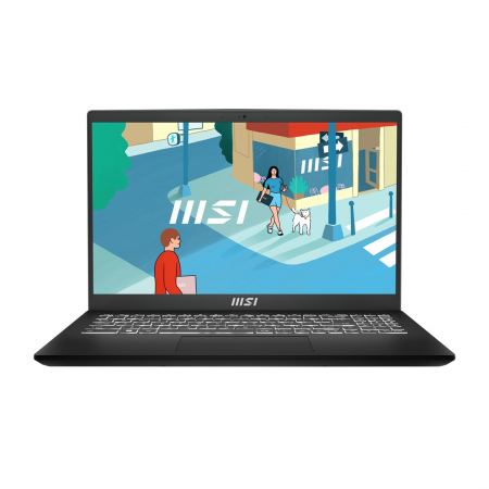Laptopuri - Laptop MSI Modern 15 H, 15.6" Full HD, Intel® Core™ i5 13420H pana la 4.6 GHz, 16 GB RAM DDR4, 512 GB SSD, Intel® UHD Graphics, Windows 11 Home, Black
