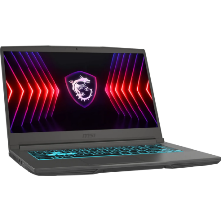 Laptop MSI Thin 15, 15.6" Full HD, Intel® Core™ i5 13420H pana la 4.6 GHz, 16 GB RAM DDR4 3200, 512 GB SSD, NVIDIA® GeForce® RTX 4050 6 GB, Free Dos, Black [1]