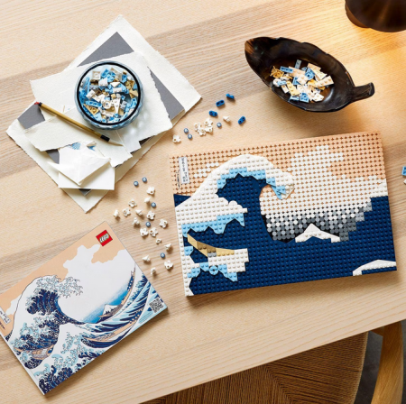LEGO® ART - Hokusai, Marele val 31208, 1810 piese [4]