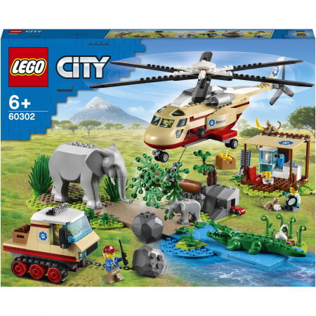 Promotii - LEGO City - Operatiune de salvare a animalelor salbatice 60302, 525 piese