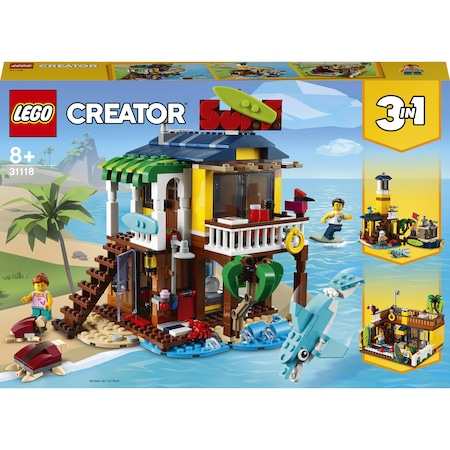 Promotii - LEGO Creator 3 in 1 - Casa de pe plaja a surferilor 31118, 564 piese