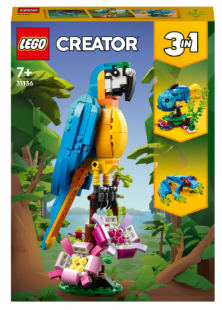 Jocuri si Jucarii - LEGO® Creator 3 in 1 - Papagal exotic, 253 piese