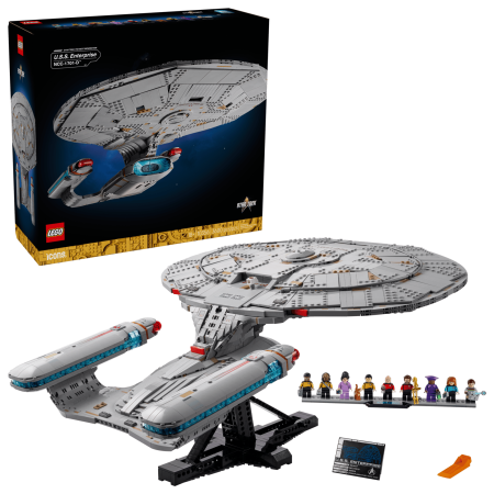 Seturi LEGO - LEGO® Icons - Star Trek: U.S.S. Enterprise NCC-1701-D™ 10356, 3600 piese - pukika.ro