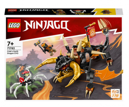 Jocuri si Jucarii - LEGO® Ninjago - Dragonul de pamant EVO al lui Cole 71782, 285 piese