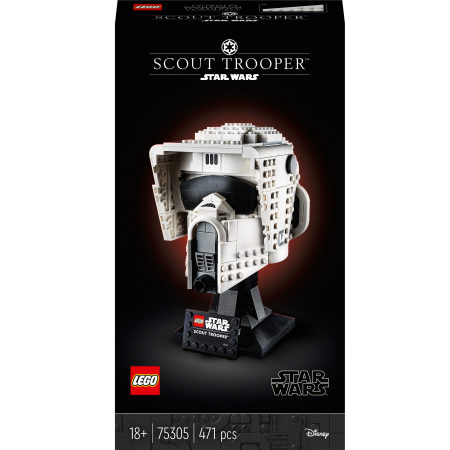 Seturi LEGO - LEGO Star Wars - Casca Scout Trooper 75305, 471 piese