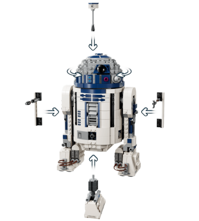 LEGO® Star Wars™ - R2-D2™ 75379, 1050 piese pukika.ro [2]