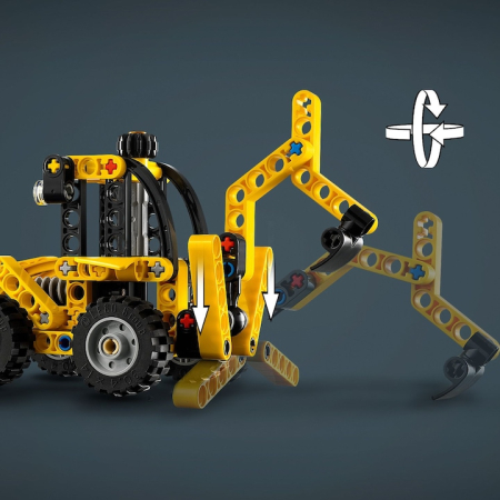 LEGO® Technic - Buldoexcavator 42197, 104 piese, pukika.ro [7]