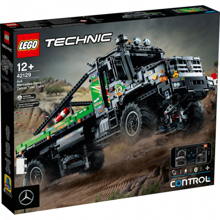 Seturi LEGO - LEGO Technic - Camion de testari 4x4 Mercedes-Benz Zetros 42129, 2110 piese