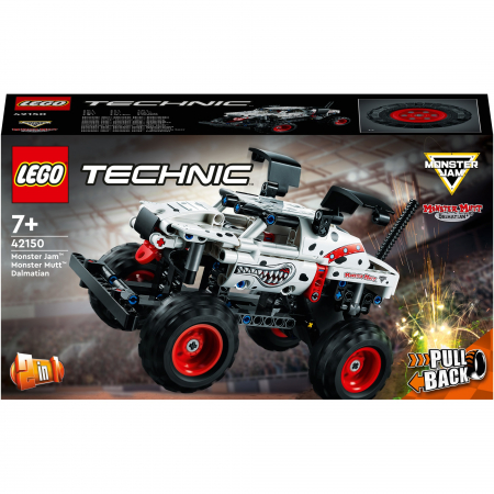 Jocuri si Jucarii - LEGO® Technic - Dalmatian Monster Jam™ Monster Mutt™ 42150, 244 piese