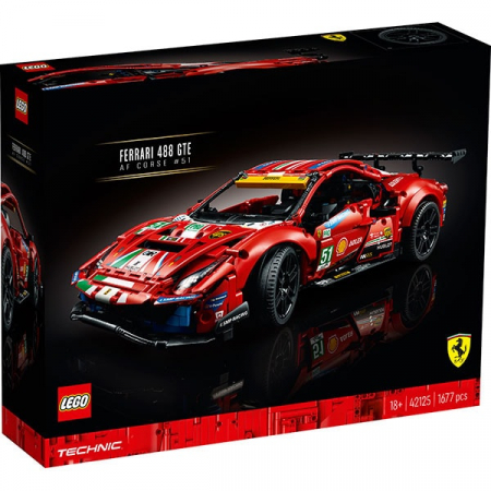 Promotii - LEGO® Technic - Ferrari 488 GTE “AF Corse #51” 42125