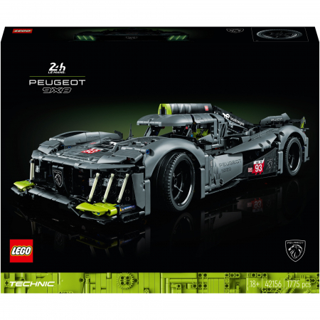 Promotii - LEGO® Technic PEUGEOT 9X8 24H Le Mans Hybrid Hypercar 42156, 1775 piese