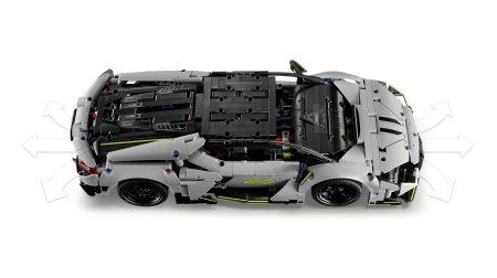 LEGO® Technic - Supermasina sport Lamborghini Revuelto 42214, 1135 piese - pukika.ro [6]