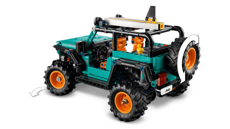LEGO® Technic - SUV-ul Jeep® Wrangler Rubicon 42227, 723 piese - pukika.ro [4]