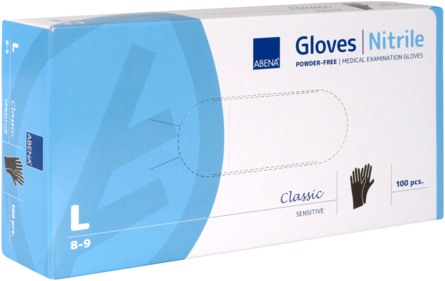 Manusi de Unica Folosinta - Manusi de unica folosinta, Abena®, din vinil, transparente, masura L, 100