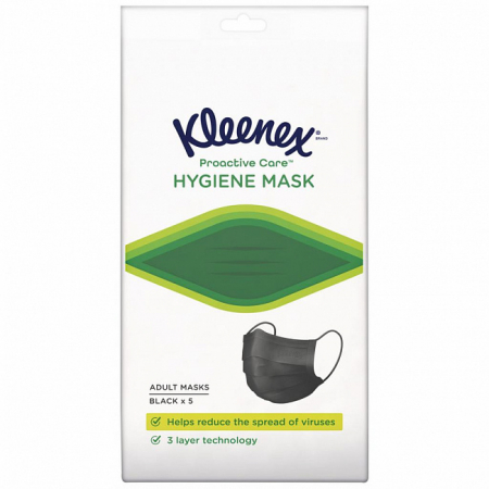 Masti Faciale - Masca de protectie Kleenex Protective, masca fata pentru adulti, 5 bucati