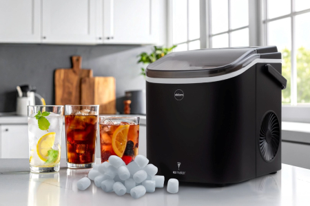 Mașină de făcut gheață ELDOM, 12 kg/24h, 165 W, rezervor 1.2 L, Negru pukika.ro [9]