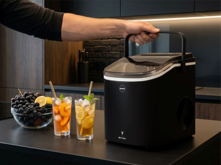 Mașină de făcut gheață ELDOM, 12 kg/24h, 165 W, rezervor 1.2 L, Negru pukika.ro [8]